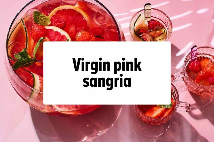Virgin pink sangria